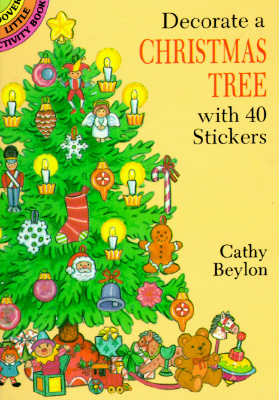 Decorate a Christmas Tree with 40 Stickers - Cathy Beylon