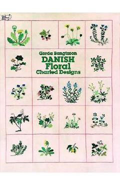 Coperta cărții 'Danish Floral Charted Designs - Gerda Bengtsson'