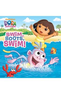 Coperta cărții 'Swim, Boots, Swim! - Random House'