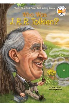 Coperta cărții 'Who Was J. R. R. Tolkien? - Pam Pollack'