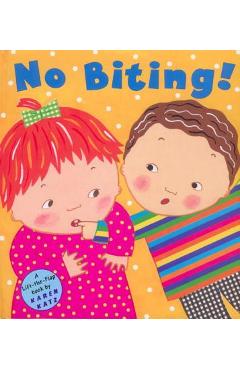 Coperta cărții 'No Biting! - Karen Katz'