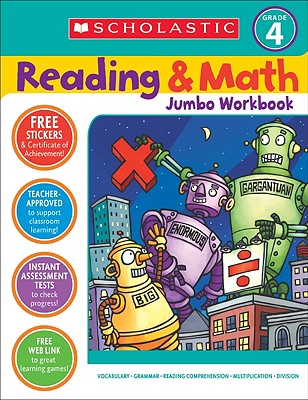 Reading & Math Jumbo Workbook: Grade 4 - Terry Cooper