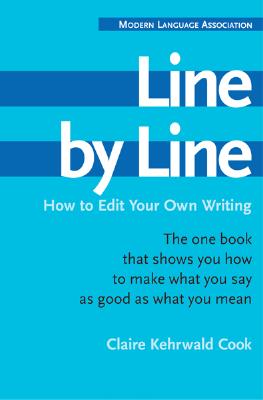 Line by Line: How to Edit Your Own Writing - Cook