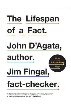 Coperta cărții 'The Lifespan of a Fact - John D'agata'