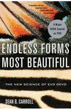 Coperta cărții 'Endless Forms Most Beautiful: The New Science of Evo Devo - Sean B. Carroll'
