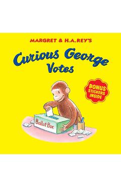 Coperta cărții 'Curious George Votes - H. A. Rey'