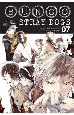Coperta cărții 'Bungo Stray Dogs, Vol. 7 - Kafka Asagiri'