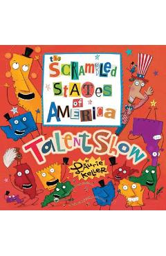 Coperta cărții 'The Scrambled States of America Talent Show - Laurie Keller'
