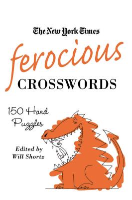 The New York Times Ferocious Crosswords: 150 Hard Puzzles - New York Times