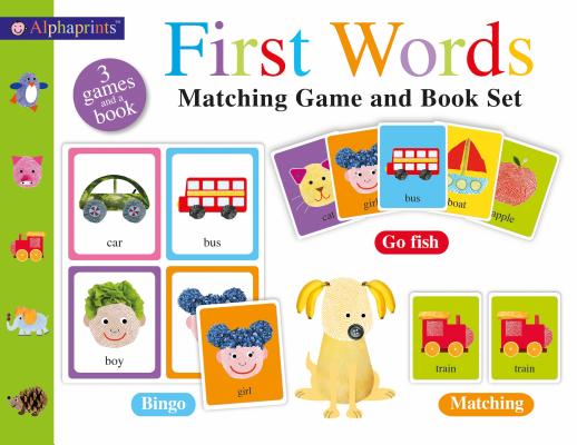 Alphaprints First Words Matching Set [With Picture Cards] - Roger Priddy