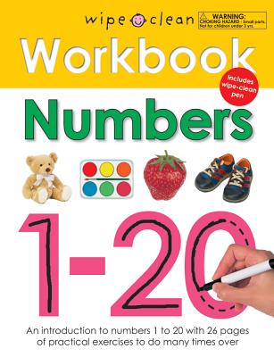 Wipe Clean Workbook Numbers 1-20 [With Wipe Clean Pen] - Roger Priddy