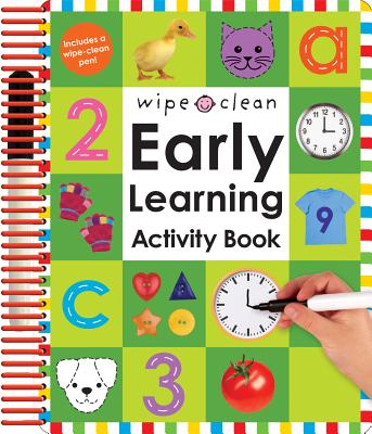 Wipe Clean: Early Learning Activity Book [With 2 Wipe-Clean Pens] - Roger Priddy