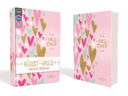 Niv, Heart of Gold Holy Bible, Hardcover, Red Letter Edition, Comfort Print - Zondervan