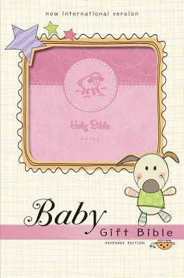 Niv, Baby Gift Bible, Holy Bible, Leathersoft, Pink, Red Letter Edition, Comfort Print: Keepsake Edition - Zondervan
