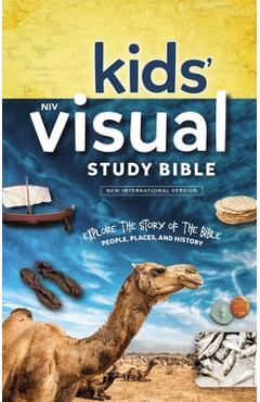 Poza produsului Niv, Kids' Visual Study Bible, Hardcover, Full Color Interior: Explore the Story of the Bible---People, Places, and History - Zondervan