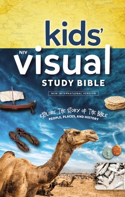Niv, Kids' Visual Study Bible, Hardcover, Full Color Interior: Explore the Story of the Bible---People, Places, and History - Zondervan