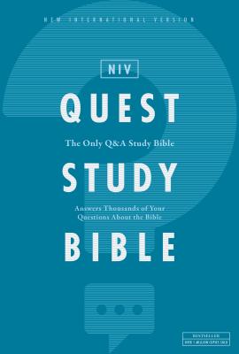 Niv, Quest Study Bible, Hardcover, Comfort Print: The Only Q and A Study Bible - Christianity Today Intl