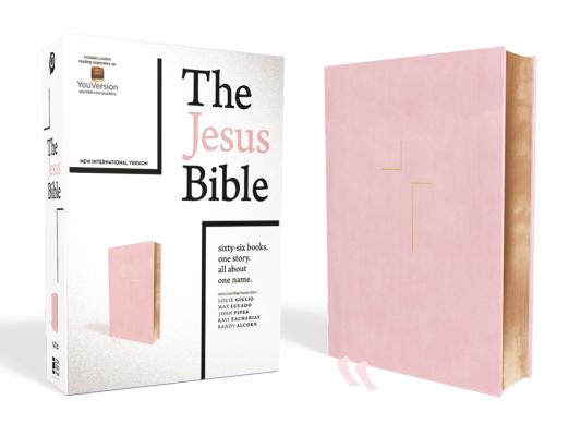 The Jesus Bible, NIV Edition, Imitation Leather, Pink - Passion