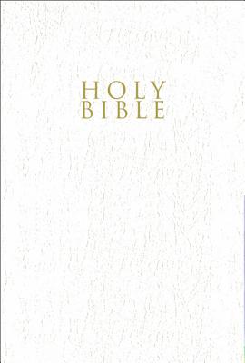 Niv, Gift and Award Bible, Leather-Look, White, Red Letter Edition, Comfort Print - Zondervan