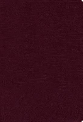 NIV, Thinline Bible, Bonded Leather, Burgundy, Red Letter Edition - Zondervan