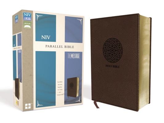 NIV, the Message, Parallel Bible, Leathersoft, Brown: Two Bible Versions Together for Study and Comparison - 