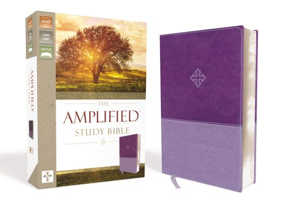 Amplified Study Bible, Imitation Leather, Purple - Zondervan