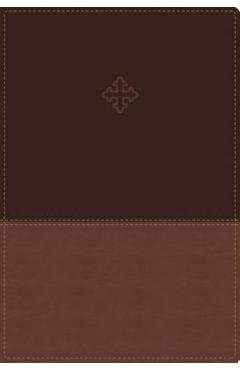 Poza produsului Amplified Study Bible, Imitation Leather, Brown, Indexed - Zondervan