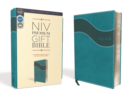 Niv, Premium Gift Bible, Leathersoft, Blue, Red Letter Edition, Comfort Print - Zondervan
