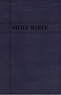 Poza produsului Niv, Premium Gift Bible, Leathersoft, Navy, Red Letter Edition, Comfort Print - Zondervan
