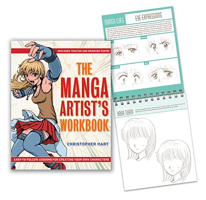 The Manga Artist's Workbook: Easy-To-Follow Lessons for Creating Your Own Characters - Christopher Hart