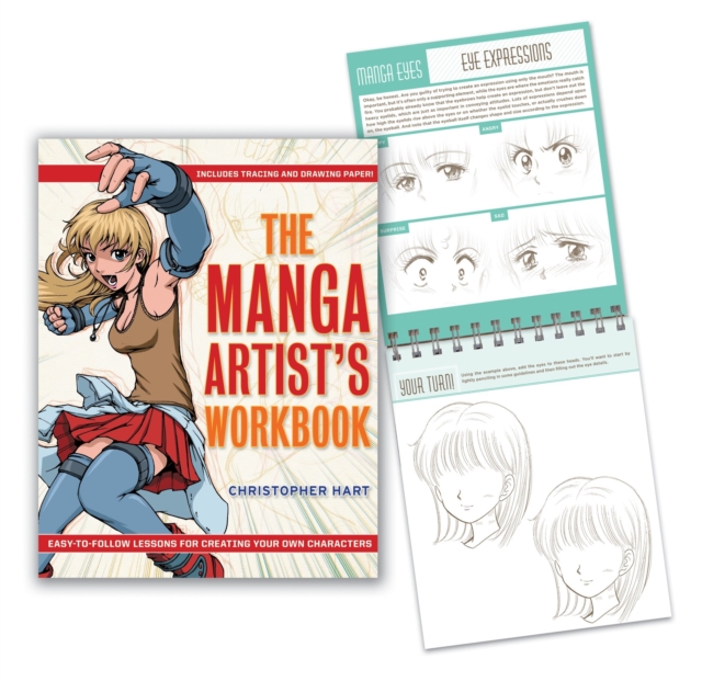 The Manga Artist's Workbook: Easy-To-Follow Lessons for Creating Your Own Characters - Christopher Hart