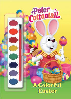 A Colorful Easter (Peter Cottontail) [With Brush & Paints] - Golden Books