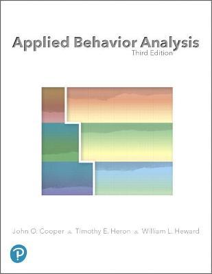 Applied Behavior Analysis - John O. Cooper