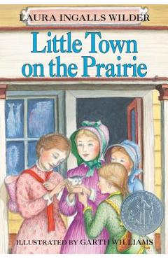 Coperta cărții 'Little Town on the Prairie - Laura Ingalls Wilder'