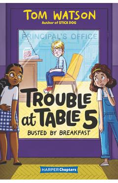 Coperta cărții 'Trouble at Table 5: Busted by Breakfast - Tom Watson'