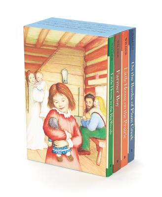 Little House 4-Book Box Set: Little House in the Big Woods, Farmer Boy, Little House on the Prairie, on the Banks of Plum Creek - Laura Ingalls Wilder