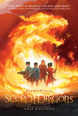 Coperta cărții 'Elementals: Scorch Dragons - Amie Kaufman'