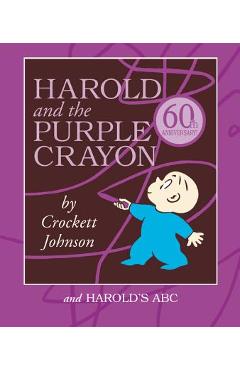 Poza produsului Harold and the Purple Crayon Set: Harold and the Purple Crayon and Harold's ABC - Crockett Johnson