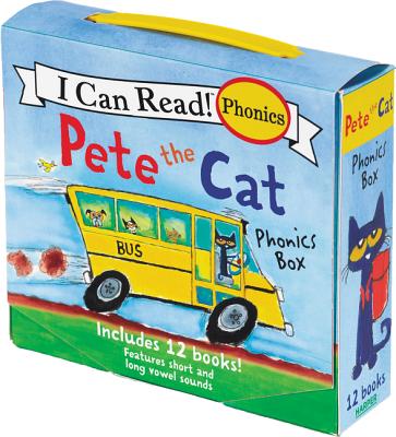 Pete the Cat 12-Book Phonics Fun!: Includes 12 Mini-Books Featuring Short and Long Vowel Sounds - James Dean