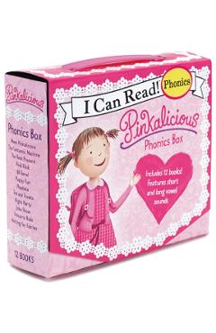 Pinkalicious 12-Book Phonics Fun!: Includes 12 Mini-Books Featuring Short and Long Vowel Sounds - Victoria Kann