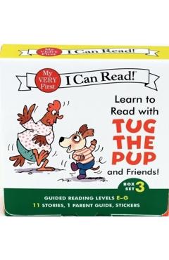 Learn to Read with Tug the Pup and Friends! Box Set 3: Guided Reading Levels E-G - Julie M. Wood