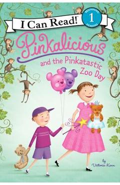 Coperta cărții 'Pinkalicious and the Pinkatastic Zoo Day - Victoria Kann'