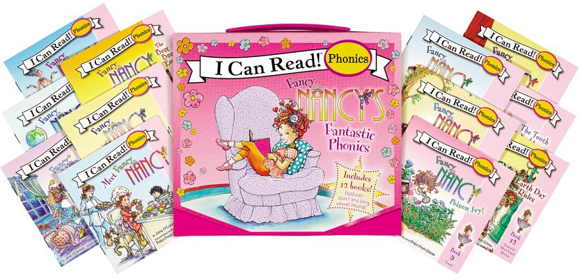 Fancy Nancy's 12-Book Fantastic Phonics Fun!: Includes 12 Mini-Books Featuring Short and Long Vowel Sounds - Jane O'connor