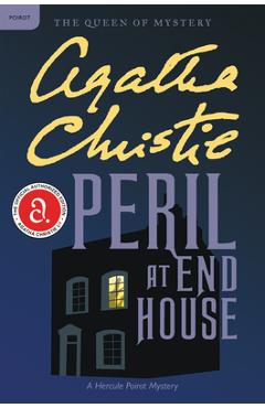 Coperta cărții 'Peril at End House - Agatha Christie'