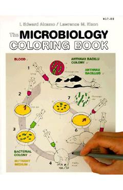 Coperta cărții 'Microbiology Coloring Book - Alcamo'