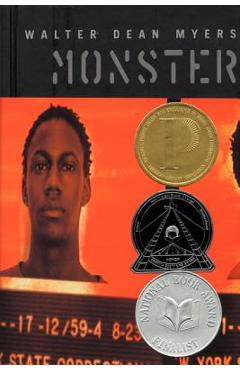 Coperta cărții 'Monster - Walter Dean Myers'