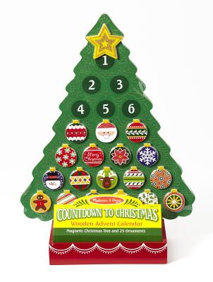Countdown to Christmas Wooden Advent Calendar: Classic Toys - Melissa & Doug