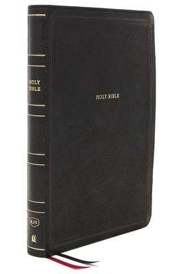 Kjv, Thinline Bible, Giant Print, Leathersoft, Black, Red Letter Edition, Comfort Print: Holy Bible, King James Version - Thomas Nelson