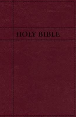 Niv, Premium Gift Bible, Leathersoft, Burgundy, Red Letter Edition, Indexed, Comfort Print - Zondervan