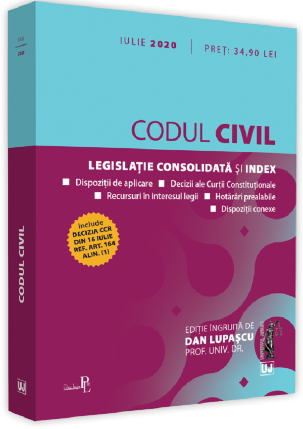 Codul civil. Iulie 2020